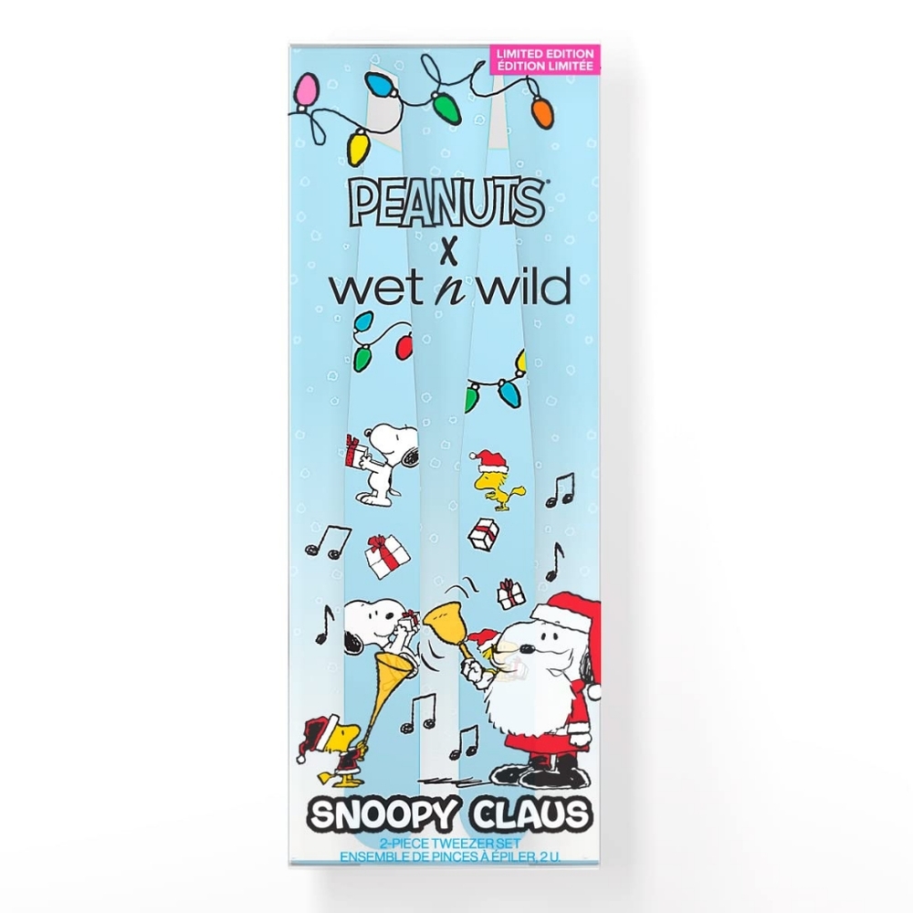 Peanuts Collection Snoopy 2 Piece Eyebrow Tweezers Tweezer Set Wet n Wild